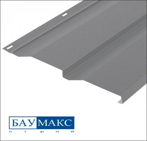 Сайдинг КОРАБЕЛЬНАЯ ДОСКА Серый RAL 7004 ПЭ