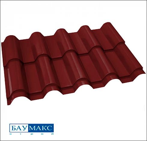 Металлочерепица Banga Красно-коричневый RAL 3009